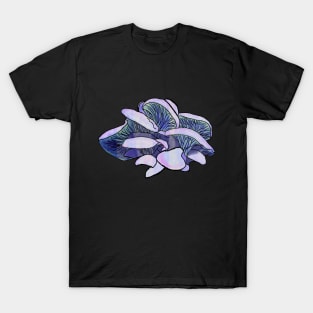 Stained Glass Oyster Mushrooms T-Shirt